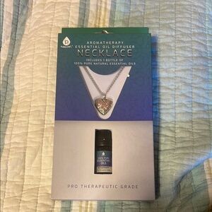 Aromatherapy Essential Oil Diffuser Necklace with Rosemary Oil